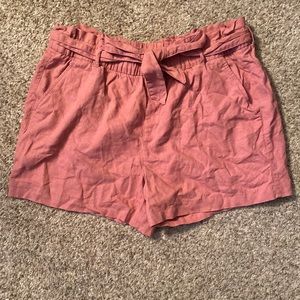 Old Navy linen belted shorts sz. 14